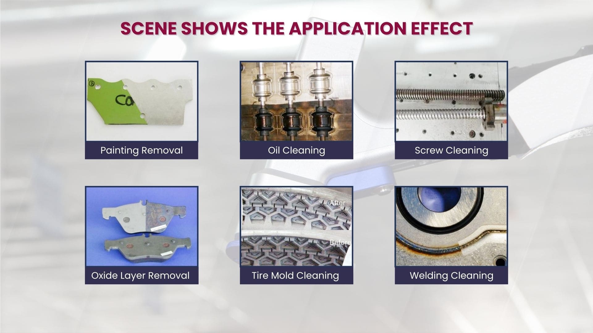 红色清洗机应用展示